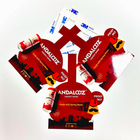Présentoir de rayonnage en PVC étanche personnalisé, type Wobbler, pour supermarché, promotion en magasin, bande de communication, étiquettes de prix, affichage suspendu