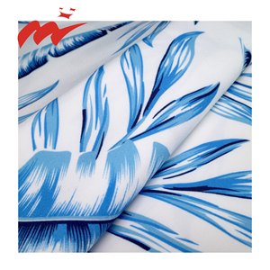 Modern Style 100% Polyester 4-Way Stretch Woven <strong>Printed</strong> Girls' Refreshing <strong>Bright</strong> Tropical Plants Palm Trees Outdoor <strong>Fabric</strong> 210t - Product Image 6