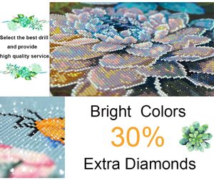 Tournesol rond cristal strass diamant peinture 5D perceuse complète peinture d'un diamant art décoration murale - Product Image 6