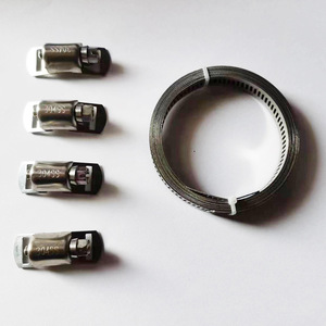 King of Hoof Hoops Stainless Steel Hose <b>Clamps</b> 304SS Adjustable Perforated <b>Straps</b> For DIY Repair Replacement - Product Image 1