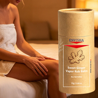 Crème portable de haute qualité pour usage quotidien 75g, soin apaisant pour la santé familiale, soin relaxant pour le corps, baume au gingembre doux