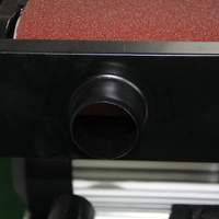 Meuleuse de banc électrique industrielle FS-1500, ponceuse à bande et à disque portable, machine à poncer le bois robuste