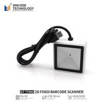 Scanner de codes-barres 2D fixe Xincode, montage mural, module de scanner de codes QR RS232/TTL PDF417 avec USB pour paiement GT-7700G