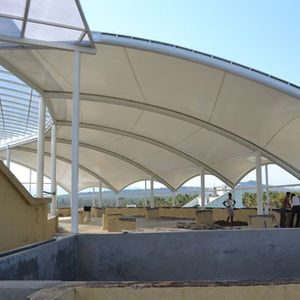 Cubierta de Membrana Tensada Prefabricada de Gran Envergadura, Estructura de Tela PVDF, Techo Exterior para Pista de Pádel/<span class=keywords><strong>Plaza</strong></span> - Product Image 2