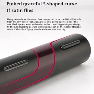 Ouvre-bouteille électrique automatique multifonctionnel USB rechargeable personnalisé avec logo – Offre spéciale ouvre-bouteille automatique - Product Image 3