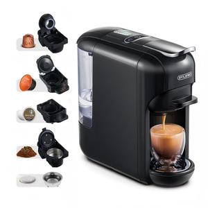<span class=keywords><strong>Cafetera</strong></span> Eléctrica de Plástico Estilo Francés 5 en 1, Multicápsulas, Semiautomática, Compatible con Varias Cápsulas de Café y Café Molido - Product Image 1