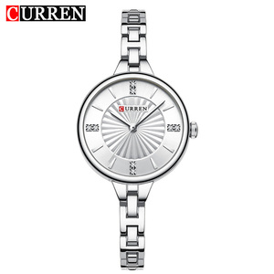 นาฬิกาข้อมือควอตซ์ผู้หญิง CURREN รุ่น 9097 สายสแตนเลสสตีลบางเฉียบ กันน้ำ พร้อมฟังก์ชั่นเรืองแสงและปฏิทิน - Product Image 2
