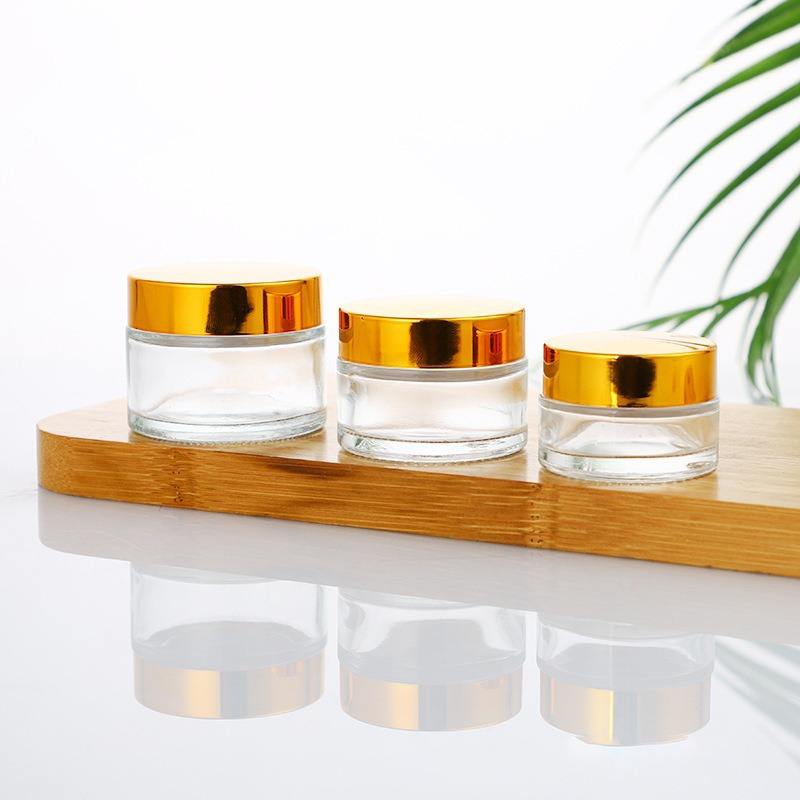 ขวดใส + ฝาทอง