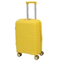 Ensemble de 3 valises de luxe en PP durables de 20, 24 et 28 pouces, bagages de cabine à roulettes avec logo personnalisé