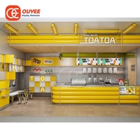 Support d'affichage LED robuste pour bar à café, service ODM, aménagement de café en plexiglas