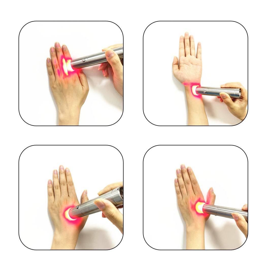 ORANGLES Medical-Grade Red & Infrared Light Therapy Wand | Handheld Skincare Torch for Pain Relief & Anti-Aging – orangles Kuwait - detailed closeup view - illustrating benefits - Image 3 of 6 | created for all | Shop Medical-Grade Red & Infrared Light Therapy Wand | Handheld Skincare Torch for Pain Relief & Anti-Aging – orangles Kuwait North Carolina | Free Shipping ORANGLES