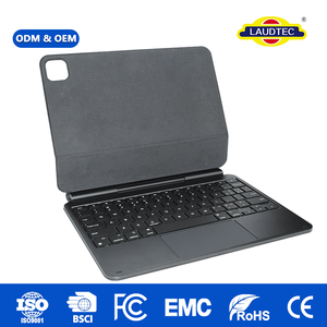 Clavier magnétique multifonctionnel ultra-fin en métal certifié CE, rétroéclairage RVB, pavé tactile sans fil pour iPad 10e et 11e génération ODM/OEM - Product Image 1