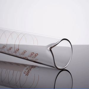 Tabung pengukur kaca borosilikat tinggi laboratorium 50 100 250 500 1000ml merek OEM Yaohua - Product Image 3