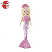 Vente Directe d'Usine : Poupées Princesse Sirène Filles, Poupées en Tissu Douces, Poupées Chiffon