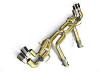 Pour Chevrolet Corvette C8 2019-2023 Échappement Catback à soupapes en titane modifié Haute performance de course