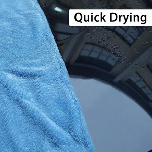 NOVISON <b>Extra</b> <b>Large</b> Car Microfiber Twisted <b>Towel</b> 1200GSM 60x40 Loop Streak Free Model Y-1213-54 - Product Image 2