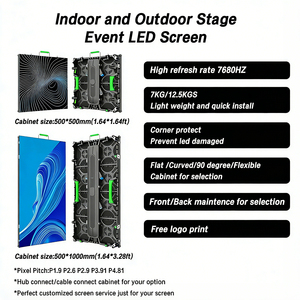 จอแสดงผล LED ระบบครบชุด 4 เมตร X ขนาด 500 มม. x 500 มม. สำหรับฉากหลังในร่มและกลางแจ้ง รองรับ 4K HDR10/HDR10+ รุ่น P2.6, P2.9, P3.91, P4.8 ความละเอียดสูง - Product Image 1