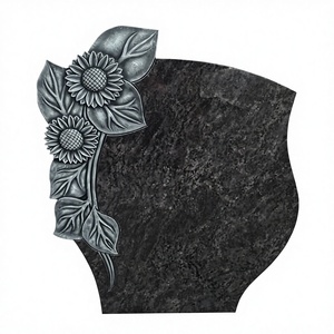 Traditional Marble Tombstones for Cemeteries-Natural <b>Stone</b> Memorial Gravestones - Product Image 1