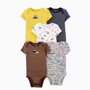 Pyjamas pour bébés et tout-petits, barboteuse à manches courtes, ensembles de vêtements mignons pour bébés - Product Image 3