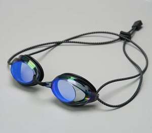 Lunettes de natation anti-buée professionnelles adultes lunettes de course étanches unisexe Cool argent plaqué équipement de natation en gros - Product Image 4