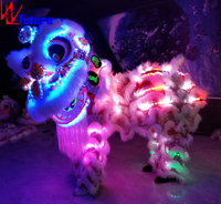 Accessoires de danse du lion Danse du lion, Changsha, Fournitures de danse du lion Lion du sud Tête de lion adulte Double simple