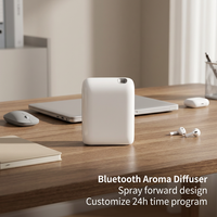 Diffuseur d'arômes électrique Crearoma, appareil sans eau rechargeable à fixer au mur ou sur un ordinateur portable, commande par application Bluetooth