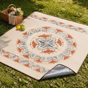 Manta de Picnic Boho Personalizada, <span class=keywords><strong>Tapiz</strong></span> Tejido Geométrico con Borlas de Algodón, Alfombra para Exteriores, Decoración del Hogar, Fabricante OEM - Product Image 3