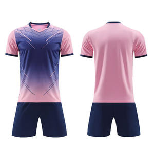 Completo da Calcio per Uomo con Maglia e Pantaloncini, Traspirante, Scollo a V, Asciugatura Rapida, Leggero, con Nome Squadra Personalizzabile per Divisa da Calcio - Product Image 2