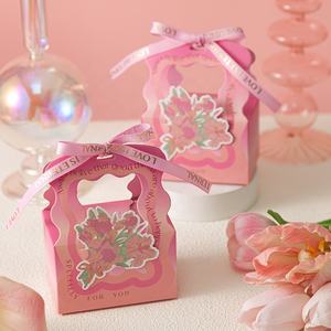 Grosir liburan dan pernikahan portabel bungkus permen kotak bunga dekorasi kotak hadiah - Product Image 1