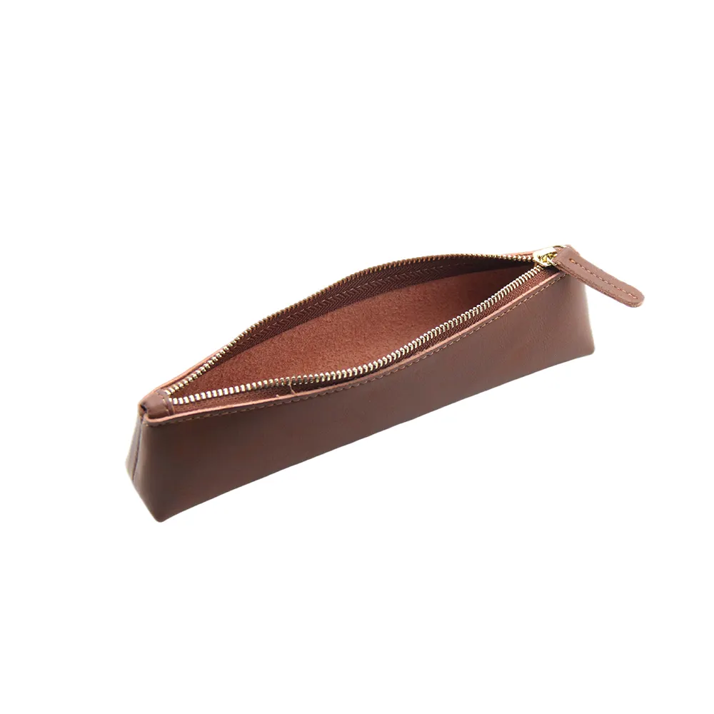 Leather pen case High quality pencil case for gift