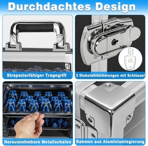Boîte de transport miniature pour figurines de table avec plateaux magnétiques en métal pour jeux de société et RPG – Vente en gros - Product Image 3