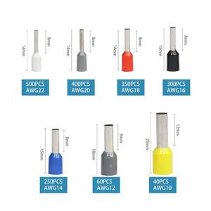 Pince à sertir tubulaire HSC86 4A avec bornes pour tubes en cuivre de 0,5 à 10 mm, connecteurs de fils industriels à entrée frontale en acier - Product Image 2