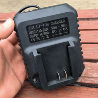 Chargeur direct 21V en plastique pour perceuse sans fil Li-ion, charge rapide avec indicateur LED, garantie 1 an