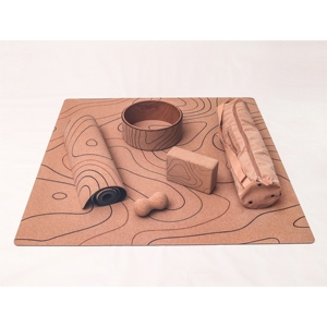 Set de Yoga Profesional de Lujo con Tapete de Corcho de 3mm de Grosor, 183x61cm, Ecológico, con Logotipo Personalizado - Product Image 3