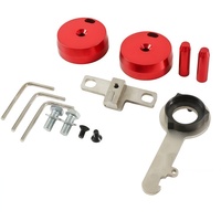 Kit d'outils de calage en acier au carbone pour moteur diesel Ford 2.0 TDCi, ensemble de 13 pièces avec étui rigide et garantie d'un an - Outil de réparation automobile CiHOO