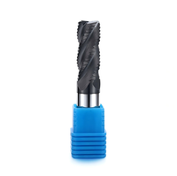 Fraise à dégrossir en carbure de tungstène HRC55 à 4 dents, revêtement Nao, pour usinage CNC