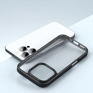 Custodia <span class=keywords><strong>trasparente</strong></span> per <span class=keywords><strong>iPhone</strong></span> 16 15 14 Pro Max sottile <span class=keywords><strong>Cover</strong></span> <span class=keywords><strong>trasparente</strong></span> con paraurti in TPU custodia per telefono in acrilico per <span class=keywords><strong>iPhone</strong></span> 13 Pro Max 12 11 - Product Image 5
