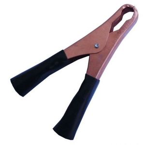 Grandes pinces crocodiles pour câbles, connecteur robuste noir - Product Image 1