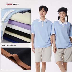 Polo de manga corta de alta calidad OEM, camisetas polo de algodón con logotipo personalizado para hombre - Product Image 3