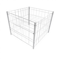Panier de rangement en métal pour tables promotionnelles en fil métallique pour présentoirs de magasin