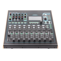 Mezclador de DJ Digital USB de 16 Canales con Pantalla Táctil para Sistemas IOS/Android/Windows/Linux, Construcción de Plástico, Grabador Incorporado, 4 Bandas