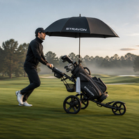 Paraguas de Golf al por Mayor con Logotipo Personalizado, con Bolsillo de Malla Interior para Guardar Objetos, Ideal para Eventos al Aire Libre y Campos de Golf