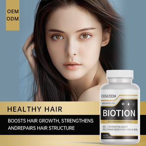 Cápsulas de colágeno de biotina de etiqueta privada Suplemento alimenticio <span class=keywords><strong>para</strong></span> <span class=keywords><strong>el</strong></span> crecimiento de las uñas del cabello Cápsulas de colágeno de biotina - Product Image 5
