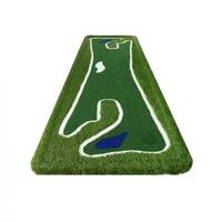 Golf 9 trous, mini-golf, pratique du putting, gazon artificiel, tapis de golf, intérieur/extérieur