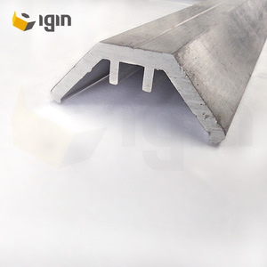 Profilé de mur-rideau en alliage d'aluminium, plaque de pression complète à angle de 90 degrés pour la décoration et les murs-rideaux - Product Image 1