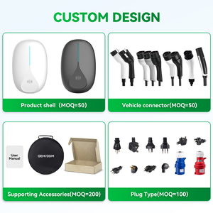 Estación de Carga para Vehículos Gocean con Control por Aplicación Wi-Fi, Nivel 2, 1 Fase, 7kw, Carga Rápida AC, GBT 32A, Estación de Carga EV Portátil para el Hogar - Product Image 3