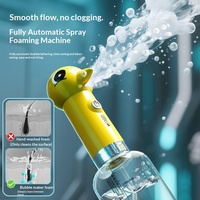 Machine à bulles ABS pour animaux de compagnie – Gel douche moussant à un clic pour chiens et chats avec dilution 350 ml pour salle de bain