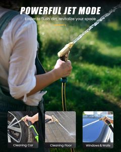 גשם-נקודת גשם כבדה מתכת גן צינור זרבובית בלחץ גבוה לתבניות תרסיס מתכוונן בלחץ גבוה עבור משקה מכונית - Product Image 5