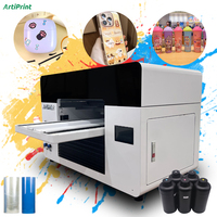 Artiprint Printer Inkjet UV 4050 Baru, Printer Flatbed Kecil untuk Label Kristal, Stiker Casing Ponsel & Silinder, Print Head DX7