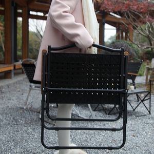 Chaises de camping Comit robustes et durables avec structure en fer de haute qualité, idéales pour les patios, la <span class=keywords><strong>pêche</strong></span> en plein air et les voyages - Product Image 4